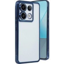 Magicool Xiaomi Redmi Note 13 Pro 5g Kılıf Razer Lensli Silikon - Sierra Blue