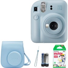 Hepta Collection Mini 12 Fotoğraf Makinesi+Askı+Pil +10'lu Film+Çanta (Mavi)
