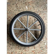 Özkaya Seyyar Tezgah / Araba Tekerleği 65 cm - Borulu Jant Jant Boyu:50 cm