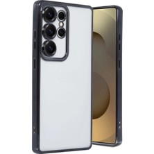 Magicool Samsung Galaxy S25 Ultra Kılıf Razer Lensli Silikon - Siyah