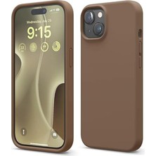 MCasering Iphone 13 / 14 Uyumlu Içi Kadifeli Lansman Kılıf Kahverengi