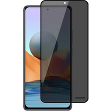 MCasering Xiaomi Redmi Note 9 Pro Uyumlu Hayalet Privacy Gizlilik Filitreli Full Ekran Koruyucu
