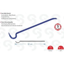 Sait Demirci Sk 6000 Kısa Sökü Demiri - 1200 Gr, 61CM
