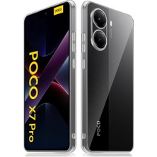 The Gencoo Xiaomi Poco X7 Pro Kılıf Lüx Şeffaf Silikon
