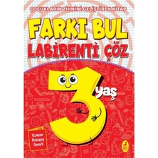 Farkı Bul Labirenti Çöz 3+Yaş Renkitap