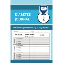 Hepta Collection Diabetes Journal With Blood Sugar And Food Log: Simple Diabetes Log Book To Record And Monitor Food,