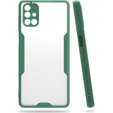 Magicool Samsung Galaxy M51 Kılıf Platin Silikon - Yeşil