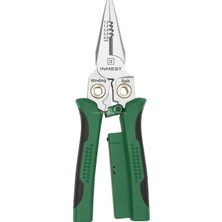 Hepta Collection Inmest Çok Amaçlı Kablo Soyma Pensesi, Işıklı, Sesli, Faz-Notr Kontrol, Sıyırma, Kıvırma, Kablo Çekm