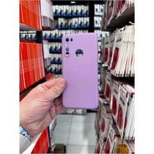 MCasering Xiaomi Redmi Note 8 Uyumlu Kamera Koruma Çıkıntı Soft Pudra Acik Mor