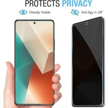 MCasering Xiaomi Redmi Note 13 4g Uyumlu Tam Kapatan Hayalet Gizli Nano Esnek Seramik Glass Ekran Koruyucu
