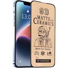 MCasering Iphone 13 - 13 Pro - 14 Uyumlu Mat Tam Kaplayan Nano Teknoloji Esnek Ekran Koruyucu