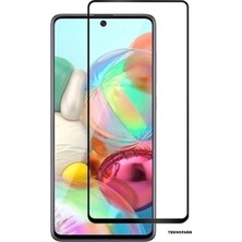 MCasering Samsung A71 Uyumlu Seramik Nano Esnek Tam Full Kaplayan Kırılmaz Cam Ekran Koruyucu