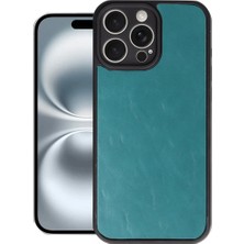 Magicool Iphone 16 Pro Max Kılıf Aras Deri Kapak - Açık Yeşil