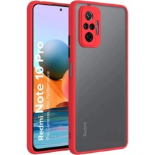 Forsis Aksesuar Xiaomi Redmi Note 10 Pro Uyumlu  Kılıf - Kırmızı Kırmızı