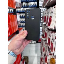 MCasering Xiaomi Redmi Note 8 Uyumlu Kamera Koruma Çıkıntı Soft Pudra Siyah