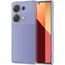 MCasering Xiaomi Redmi Note 13 Pro 4g Kılıf Kamera Korumalı Şeffaf Ultra Ince Esnek Renksiz Silikon Kapak Şeffaf1
