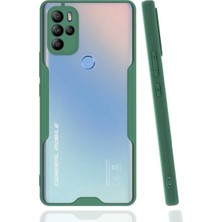 General Mobile Gm 21 Pro Kılıf Kamera Korumalı Mat Renk Silikon Parfe Model Koyu Yeşil
