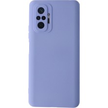 TeknoKapsül Newface Xiaomi Redmi Note 10 Pro Kılıf Nano Içi Kadife Silikon - Lila
