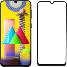 Epro Samsung M30S Uyumlu Siyah Seramik Nano Ekran Koruyucu Tam Kaplayan Kırılmaz Esnek Cam