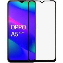 Epro Oppo A5 2020 Siyah Seramik Nano Ekran Koruyucu Tam Kaplayan Kırılmaz Esnek Cam