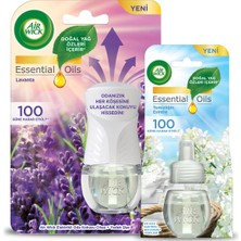 Air Wick Elektrikli Oda Kokusu Vanilya Kit (Cihaz + Yedek Şişe) + Sakura Bahçesi Yedek Şişe