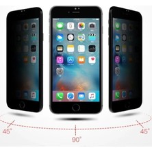 PRIVACY Iphone 7/8 Hayalet Cam Black Full Kaplama