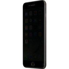 Iphone 7 Plus / 8 Plus Kavisli Gizlilik Filtreli Hayalet Ekran Koruyucu Siyah