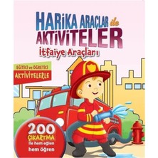 Revzen Kitap Itfaiye Araçları Harika Araçlar Ile Aktiviteler 200 Çıkartma Revzen