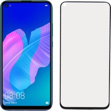 Epro Huawei P40 Lite Uyumlu Siyah Seramik Nano Ekran Koruyucu Tam Kaplayan Kırılmaz Esnek Cam