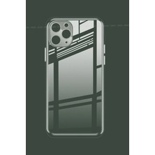 Soffy Iphone 11 Pro Max 6.5" Kılıf 3D Kamera Korumalı ve Tıpalı Şeffaf Silikon Case Şeffaf