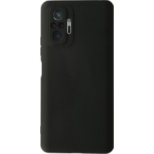 TeknoKapsül Newface Xiaomi Redmi Note 10 Pro Kılıf Nano Içi Kadife Silikon - Siyah