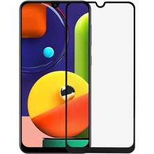 Epro Samsung A50 Uyumlu Siyah Seramik Nano Ekran Koruyucu Tam Kaplayan Kırılmaz Esnek Cam
