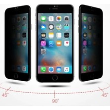 PRIVACY Iphone 7 Plus/8 Plus Hayalet Cam Black Full Kaplama