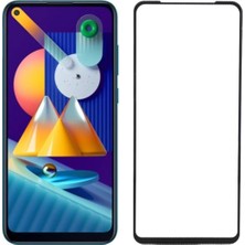 Epro Samsung M11 Uyumlu Siyah Seramik Nano Ekran Koruyucu Tam Kaplayan Kırılmaz Esnek Cam