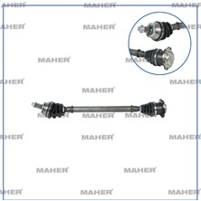 Maher Volkswagen Polo / Skoda Roomster / Seat Cordoba Ibiza 2001-2012 Aks Komple Ön 759MM 1.4TDI