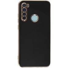 Ahk Xiaomi Redmi Note 8 Kılıf Volet Parlak Kamera Lens Korumalı Silikon - Siyah Siyah