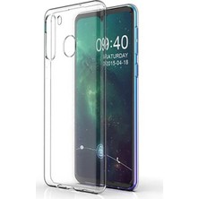 Unisex  Şeffaf Samsung A11 Uyumlu  Kılıf Antishock Silikon Köşeli Şeffaf Airbag Arka Kapak Şeffaf