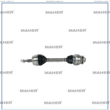 Maher BZT VOLKSWAGEN TRANSPORTER T6 / T7 2010=; ÖN AKS KOMPLE SOL 2.0TDI 6 İLERİ M-T 617MM 7E0407271R