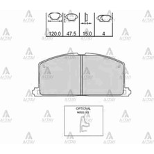 Maher BZT TOYOTA COROLLA 1988-1998 KRB.; ÖN FREN BALATASI 04465-10040