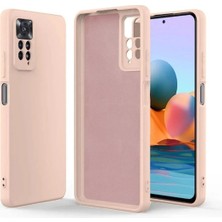 MCasering Xiaomi Redmi Note 11 Pro 5g Uyumlu Kamera Koruma Çıkıntı Soft Kadife Doku Lansman Kapak Pempe
