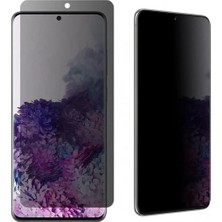 MCasering Samsung S23FE Uyumlu Kırılmaz Cam Mat Gizli Privacy Hayalet Tam Kaplayan Ekran Koruyucu