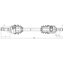 Maher Mazda 323 1990-1995 Aks Komple Ön Sol F024-25-600C