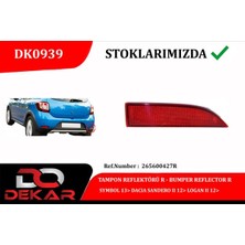 DEKAR Novapazr Tampon Reflektörü R Symbol 13 Dacia Sandero Ii 12 Logan Ii 12