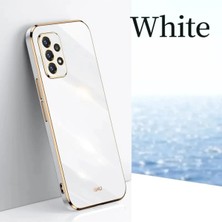 MCasering Galaxy A23 Uyumlu Kılıf Volet Silikon Canlı Renkli Yumuşak Silikon Haki Yeşil Beayz