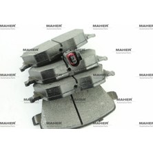 Maher Volkswagen Polo / Skoda Fabia Roomster 2001-2012 Fren Balatası Ön 6Q0698151C