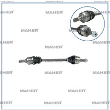 Maher Fiat Egea 2015 ve Sonrası Aks Komple Ön Sol 675MM 1.4 16V