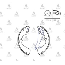 Maher Hyundai Starex 1997-2002 Fren Balatası Arka 58305-4AA00