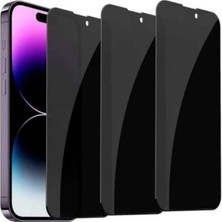 MCasering Apple Iphone 14 Pro Max Uyumlu Tam Kapatan Hayalet Privacy Ekran Koruyucu Kırılmaz Cam