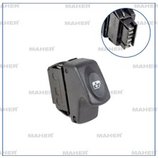Maher Renault Kangoo Megane Clio Cam Açma Düğmesi Sol Tekli