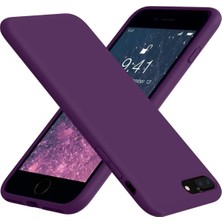 MCasering IPHONE 7 Plus Uyumlu Soft Kadife Doku Lansman Kapak Bej